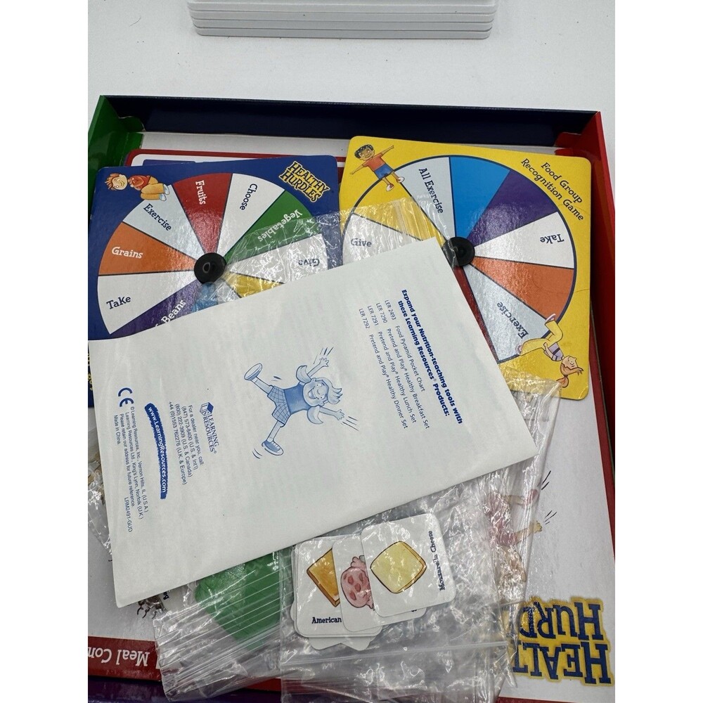 HEALTHY HURDLES Health & Nutrition Game Ages 6+ Complete - Picture 2 of 10